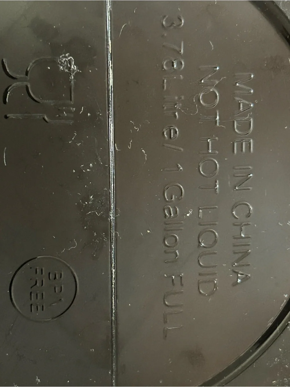VINSGUIR Water Bottle (Motivational Time-Marker- Smoke Black